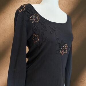 Finity studio black longsleeve top